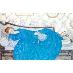 The Blue Gown Painting Reproduction