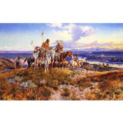 Wagons Painting Reproduction