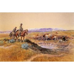 Worked Over Painting Reproduction