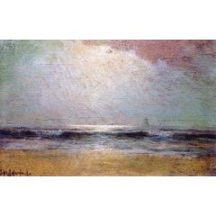 On the New Jersey Coast Painting Reproduction