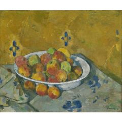 The Plate of Apples Painting Reproduction