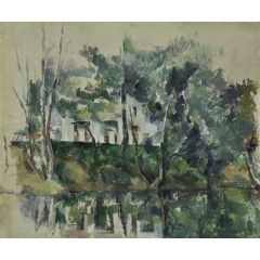 House on a River Painting Reproduction