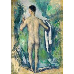 Standing Bather Seen from the Back Painting Reproduction