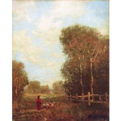 October Afternoon Painting Reproduction