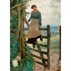 Gate to the Sea Painting Reproduction