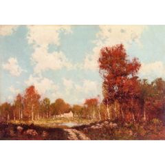 House in the Country Painting Reproduction