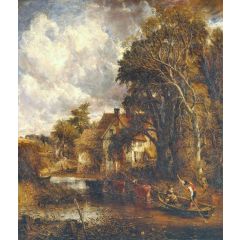 The Valley Farm Painting Reproduction