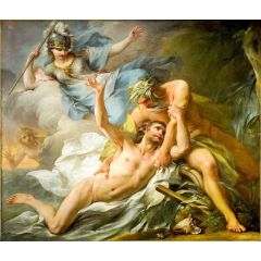 Odysseus Landing on the Island of Calypso Painting Reproduction