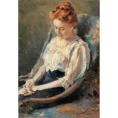 Contemplation Painting Reproduction