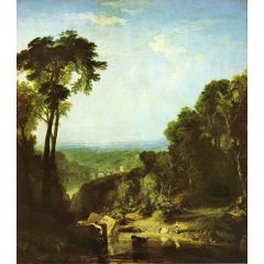 Crossing the Brook Painting Reproduction