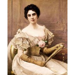 At the Ball Painting Reproduction