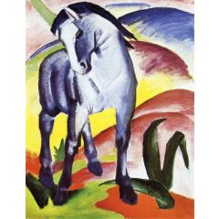 Blue Horse I Painting Reproduction