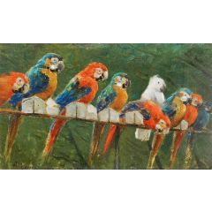 Parrots Painting Reproduction