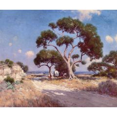 Noon on the Blanco Road, South West Texas Painting Reproduction