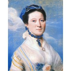 Portrait of Mrs. George Turner Painting Reproduction