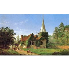 The Church at Stoke Poges Painting Reproduction