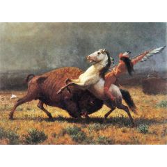 The Last of the Buffalo Painting Reproduction