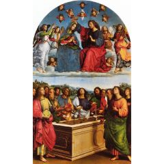 Coronation of the Virgin Painting Reproduction