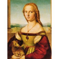 Lady with a Unicorn Painting Reproduction