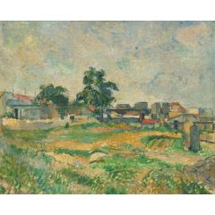 Landscape near Paris Painting Reproduction