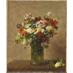Still life with Flowers Painting Reproduction