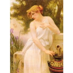 Beauty at the Well Painting Reproduction