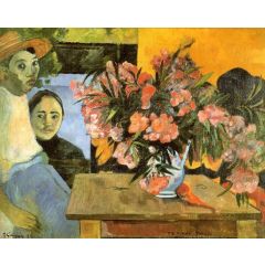 Te Tiare Arani, also known as Flowers of France Painting Reproduction