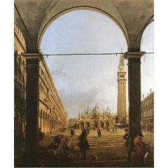 Piazza San Marco, Looking East Painting Reproduction