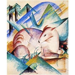 Red Deer Painting Reproduction