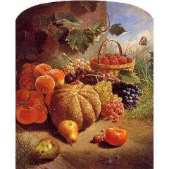 Still Life with Fruit Painting Reproduction