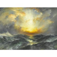 Sunset at Sea Painting Reproduction