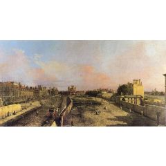 London: Whitehall and the Privy Garden looking North Painting Reproduction