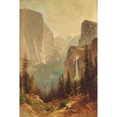 Early Morning, Yosemite Valley Painting Reproduction
