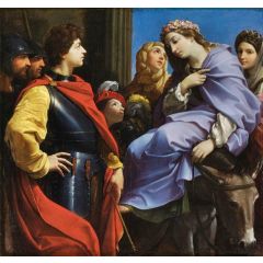 The Meeting of David and Abigail Painting Reproduction