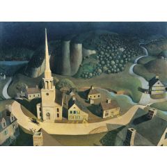 The Midnight Ride of Paul Revere Painting Reproduction