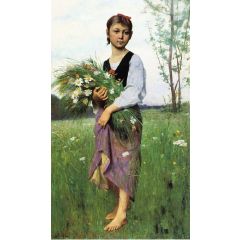The Flower Picker Painting Reproduction