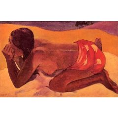 Otahi, also known as Alone Painting Reproduction