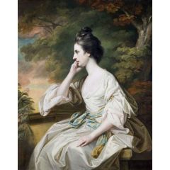 Portrait of Miss Anne Dutton, daughter of Lord Sherborne Painting Reproduction