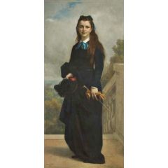 Portrait of Miss Cornelia Lyman Warren Painting Reproduction