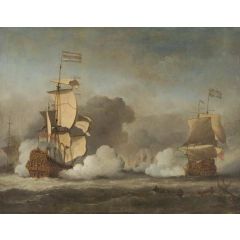 The Battle of the Texel Painting Reproduction