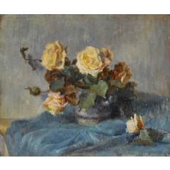 Bouquet de roses Painting Reproduction