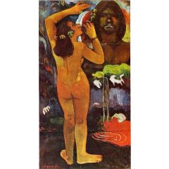 Hina tefatou, also known as The Moon and the Earth Painting Reproduction