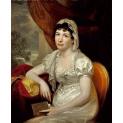 Portrait of Jane Griffith Koch Painting Reproduction