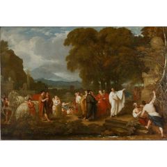 Cicero Discovering the Tomb of Archimedes Painting Reproduction