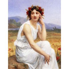 The Muse Painting Reproduction