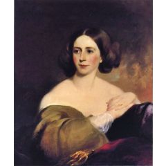 Mrs. Thomas Fitzgerald, Sarah Leveing Riter Painting Reproduction