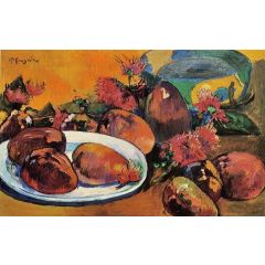 Still Life with Mangoes Painting Reproduction