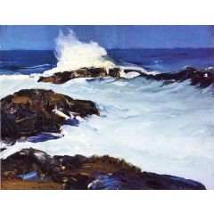 Flaming Breakers Painting Reproduction