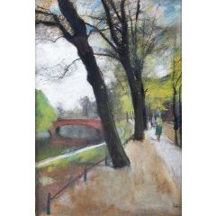 Tiergarten, Berlin Painting Reproduction