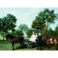 The Reverend Robert Carter Thelwall and His Family Painting Reproduction
